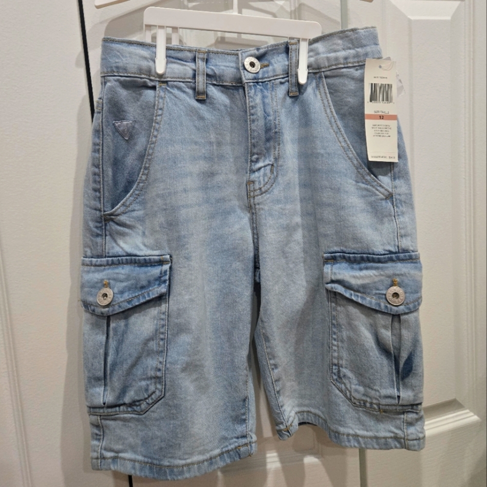 NWT - GUESS Denim Shorts (Boys, 12)
